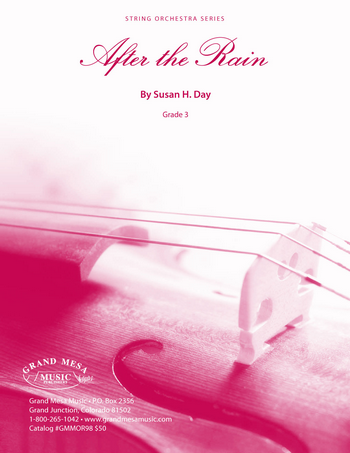 Strings sheet music cover of After the Rain, composed by Susan Day.