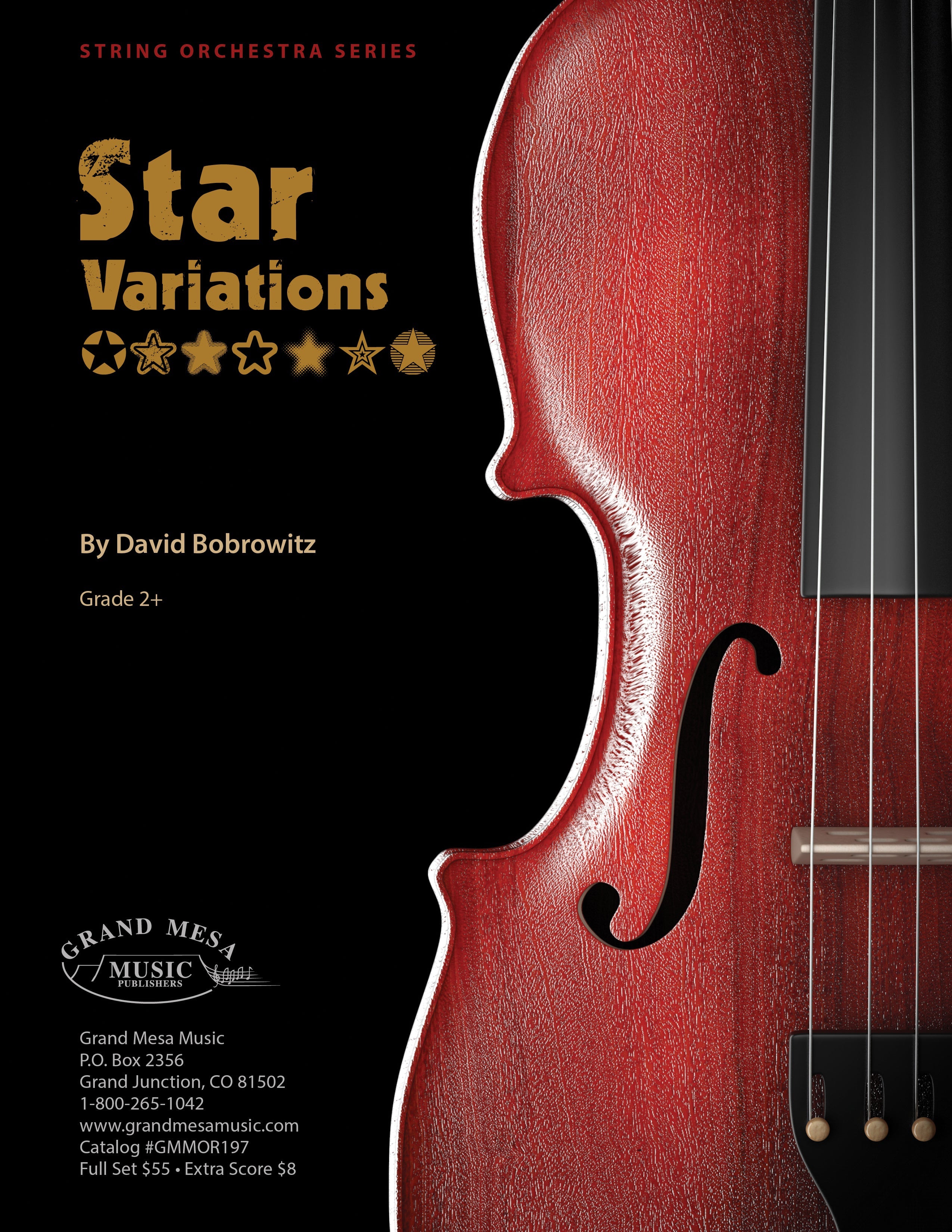 Star Variations Whimsical Grade 2 String Orchestra Sheet Music Grand Mesa Strings