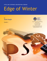 Strings sheet music cover of Edge of Winter, composed by Sarah Siegler.