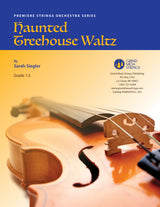 Strings sheet music cover of Haunted Treehouse Waltz, composed by Sarah Siegler.
