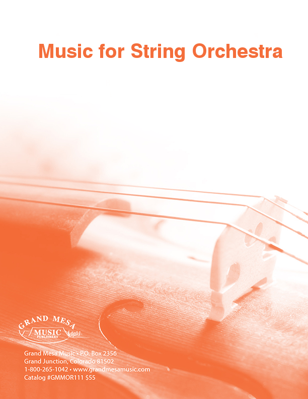 Grand Mesa Strings generic string sheet music cover.