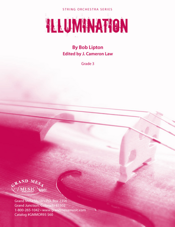 Strings sheet music cover of Illumination, composed by Bob Lipton.